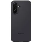 Husă spate din silicon Samsung pentru Galaxy A36, neagră
