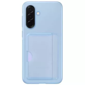 Husă spate Samsung cu buzunar pentru carduri pentru Galaxy A36, albastră Husă spate Samsung cu buzunar pentru carduri pentru Galaxy A36, albastră