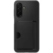 Husă spate Samsung cu buzunar pentru carduri pentru Galaxy A26, neagră