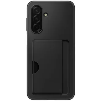 Husă spate Samsung cu buzunar pentru carduri pentru Galaxy A26, neagră