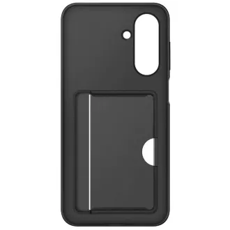 Husă spate Samsung cu buzunar pentru carduri pentru Galaxy A26, neagră
