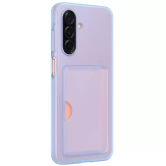 Husă spate Samsung cu buzunar pentru carduri pentru Galaxy A26, albastră