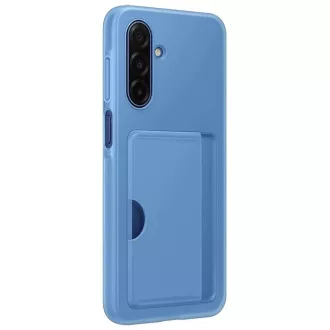 Carcasă spate Samsung cu buzunar pentru carduri A17 albastră