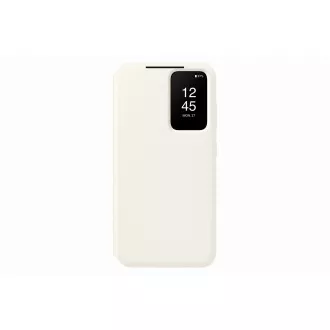 Husa Samsung Flip Smart View pentru Samsung Galaxy S23+ Crem - Despachetat