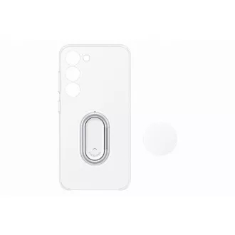 Husa Samsung Transparenta cu suport detasabil pentru accesorii pentru Samsung Galaxy S23+ Transparent