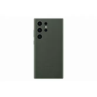 Samsung Husă din piele pentru Samsung Galaxy S23 Ultra Green