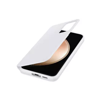Husa Samsung Flip Smart View pentru Samsung Galaxy S23 FE Alb