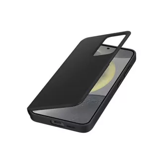 Husa Samsung Flip Smart View S24 Neagra - Despachetat Husa Samsung Flip Smart View S24 Neagra - Despachetat