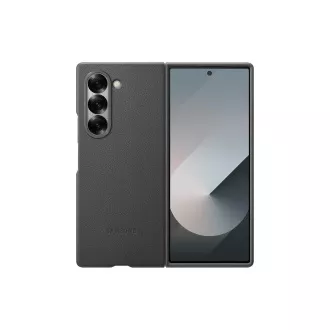 Husa de protectie Samsung din piele vegana pentru Fold 6 Grey Husa de protectie Samsung din piele vegana pentru Fold 6 Grey