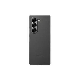 Husa de protectie Samsung din piele vegana pentru Fold 6 Grey Husa de protectie Samsung din piele vegana pentru Fold 6 Grey