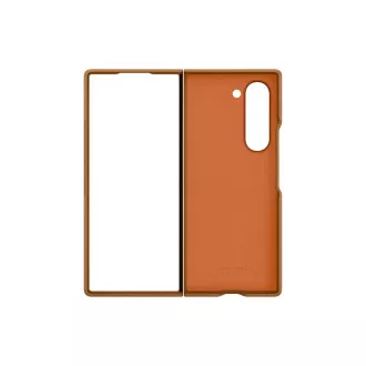 Husa de protectie Samsung din piele vegana pentru Fold 6 Brown