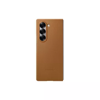 Husa de protectie Samsung din piele vegana pentru Fold 6 Brown
