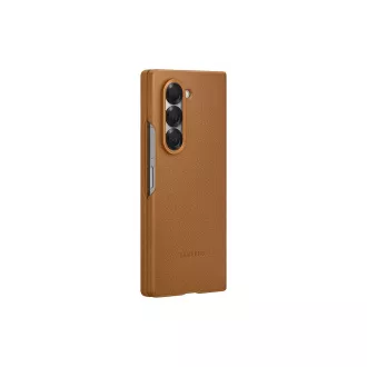 Husa de protectie Samsung din piele vegana pentru Fold 6 Brown