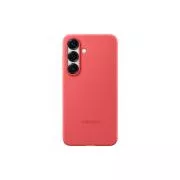 Husă spate din silicon Samsung pentru Galaxy S25, roșie