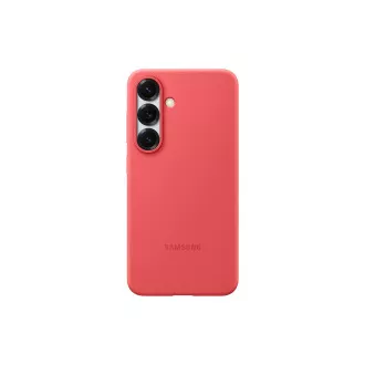 Husă spate din silicon Samsung pentru Galaxy S25, roșie