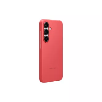 Husă spate din silicon Samsung pentru Galaxy S25, roșie