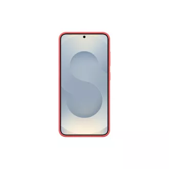 Husă spate din silicon Samsung pentru Galaxy S25, roșie