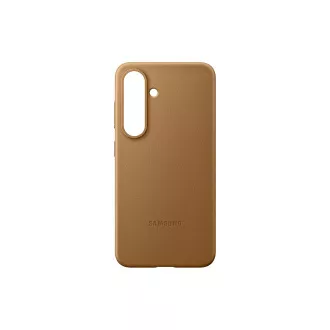 Husă de protecție din piele vegană Samsung pentru Galaxy S25, maro