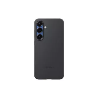 Husă spate din silicon Samsung pentru Galaxy S25+, neagră
