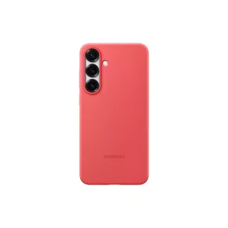 Husă spate din silicon Samsung pentru Galaxy S25+, roșie