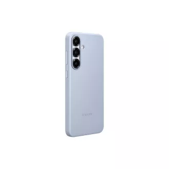 Husă de protecție din piele vegană Samsung pentru Galaxy S25+, albastru deschis