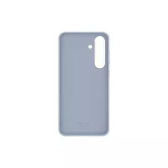 Husă de protecție din piele vegană Samsung pentru Galaxy S25+, albastru deschis