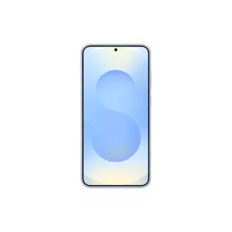 Husă de protecție din piele vegană Samsung pentru Galaxy S25+, albastru deschis