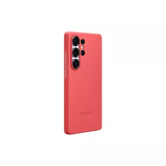 Husă spate din silicon Samsung pentru Galaxy S25 Ultra, roșie