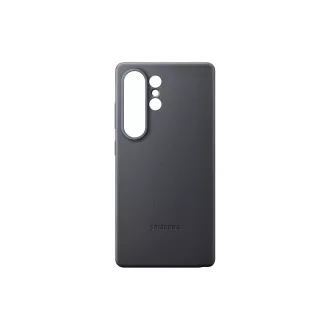 Husă de protecție din piele vegană Samsung pentru Galaxy S25 Ultra, neagră