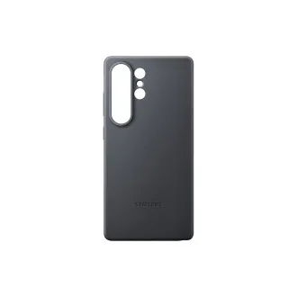 Husă de protecție din piele vegană Samsung pentru Galaxy S25 Ultra, neagră Husă de protecție din piele vegană Samsung pentru Galaxy S25 Ultra, neagră