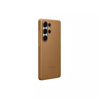 Husă de protecție din piele vegană Samsung pentru Galaxy S25 Ultra, maro Husă de protecție din piele vegană Samsung pentru Galaxy S25 Ultra, maro