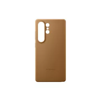 Husă de protecție din piele vegană Samsung pentru Galaxy S25 Ultra, maro Husă de protecție din piele vegană Samsung pentru Galaxy S25 Ultra, maro