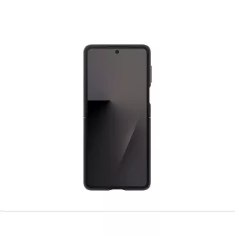Husă de protecție din piele vegană pentru Samsung Flip7, neagră