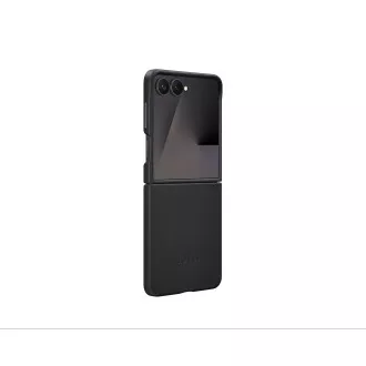 Husă de protecție din piele vegană pentru Samsung Flip7, neagră