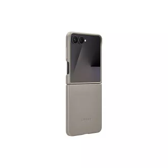 Husă de protecție din piele vegană pentru Samsung Flip7, culoare taupe Husă de protecție din piele vegană pentru Samsung Flip7, culoare taupe