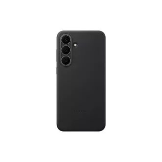 Husă de protecție din piele vegană Samsung S25 FE Neagră Husă de protecție din piele vegană Samsung S25 FE Neagră
