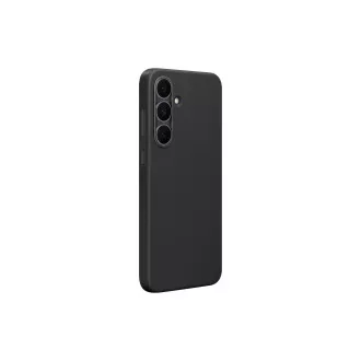 Husă de protecție din piele vegană Samsung S25 FE Neagră Husă de protecție din piele vegană Samsung S25 FE Neagră
