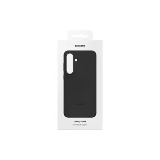 Husă de protecție din piele vegană Samsung S25 FE Neagră Husă de protecție din piele vegană Samsung S25 FE Neagră