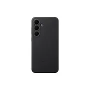Husă de protecție din piele vegană Samsung S25 FE Neagră