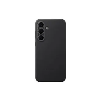 Husă de protecție din piele vegană Samsung S25 FE Neagră