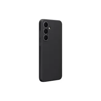 Husă de protecție din piele vegană Samsung S25 FE Neagră