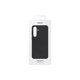 Husă de protecție din piele vegană Samsung S25 FE Neagră