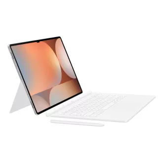 Husa de protectie Samsung cu tastatura si touchpad pentru Tab S10 Ultra/S9 Ultra White