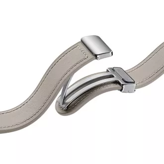 Curea hibridă din piele ecologică Samsung Eco cu cataramă (mărimea M/L) Etoupe