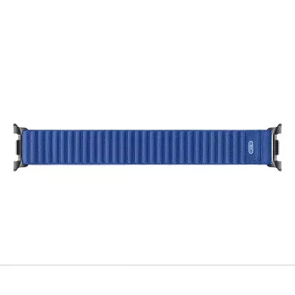 Curea din material textil Samsung (mărime M/L) Watch 8 albastră