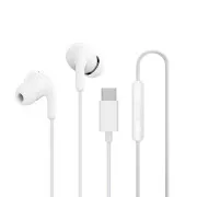 Căști Xiaomi Type-C M2413E1/USB-C/cu fir/albe