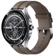 Xiaomi Watch 2 Pro/46mm/46mm/argintiu/bandă elegantă/maro