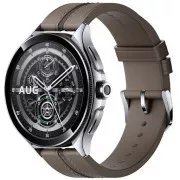 Xiaomi Watch 2 Pro 4G LTE/46mm/46mm/argintiu/bandă elegantă/maro