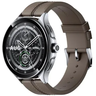 Xiaomi Watch 2 Pro 4G LTE/46mm/46mm/argintiu/bandă elegantă/maro - Utilizat