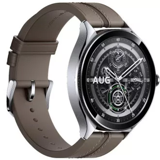Xiaomi Watch 2 Pro 4G LTE/46mm/46mm/argintiu/bandă elegantă/maro
